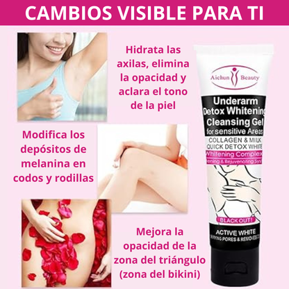 Crema blanqueadora con colágeno y leche Aichun Beauty